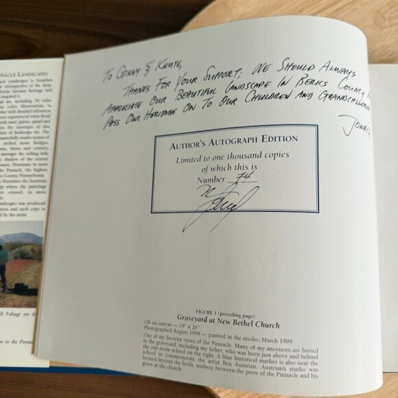 The Pinnacle Landscapes Hardcover Book Signed Limited Edition By Jonathan G. Bon - Picture 2 of 11
